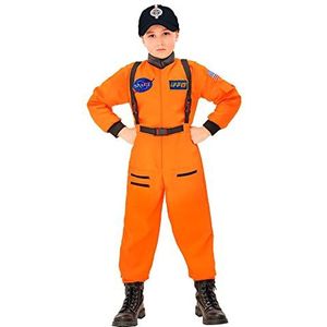 Widmann - Kinderkostuum astronaut, overall met patches, heelal, carnaval, themafeest