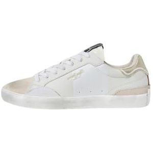 Pepe Jeans Dames Lane Moon W Sneaker, wit (wit), 3 UK, Wit, 3 UK