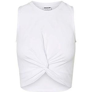 Noisy may Twiggi Top Vrouwen Top Zwart Basics, Casual Wear, Streetwear, wit (bright white), XL