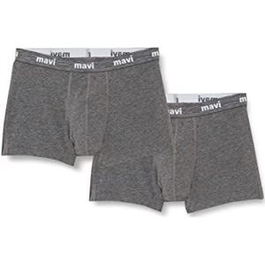 Mavi Herenboxershorts, grijs melange, regular, gemengd grijs, XL