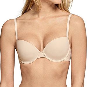 Schiesser 152995 Beugelbeha met pad voor dames, zand, 90C