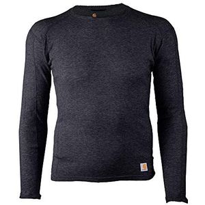 Carhartt Heren Base Layer Top, Zwarte Heather, XL