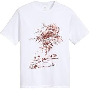 Levi's SS Relaxed Fit Tee White, Brin Palm Tree White, XS