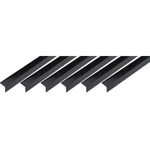 Profilo Angolare In Alluminio Anodizzato Oro 20x20mm - Lunghezza 1 Metro | Per Fai Da Te E Artigianato - Foto 12