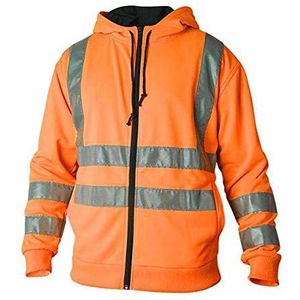 Top Swede 4429-20-04 model 4429 waarschuwing capuchon jas, oranje, maat S