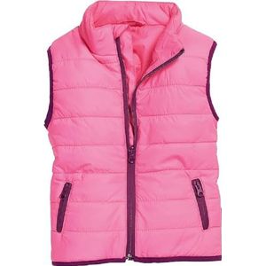 Playshoes Gewatteerd vest, effen kleding, Roze, 86