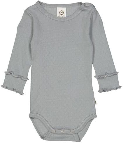 Müsli by GREEN COTTON Rompertje/body  grijs