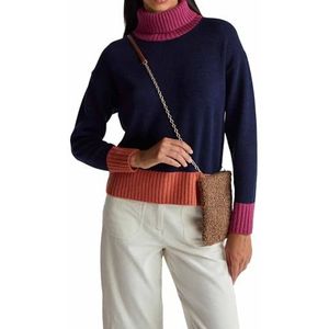 UNITED COLORS OF BENETTON Trui  donkerblauw / oranje / rosé