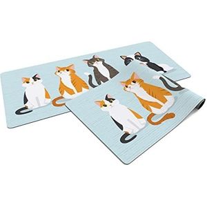 PLAYMATS Muismat - Cat Gang 90 cm x 40 cm