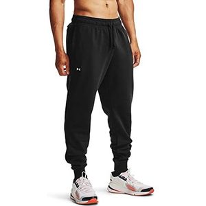 Under Armour Rivaliserende Fleece Joggers Joggingbroek voor heren,S-L,Zwart / / / Onyx Wit (001)