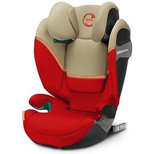 Cybex Gold kinderzitje Solution S2 i-Fix, voor auto's met en zonder ISOFIX, 100 - 150 cm, van ongeveer 3 tot 12 jaar (15 - 50 kg), Autumn Gold