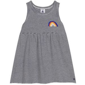 Petit Bateau Babyjurk voor meisjes, Smoking/Marshmallow., 24 Maanden