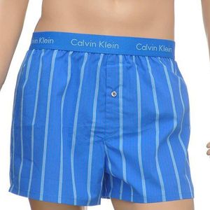 Calvin Klein Underwear Herenonderbroek, geruit - blauw - Small