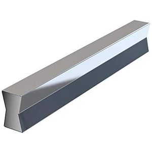 Paar handgrepen 655 mm van aluminium - geanodiseerd oppervlak glanzend - voor meubels keuken en meubels. Gemaakt in Italië.