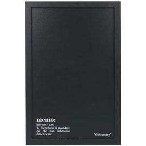 Victionary Memobord met krijt, 40 x 60 cm, van MDF en ijzer