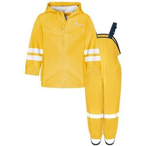 Playshoes Basic Regenpak, effen, geel, 80, uniseks, kinderen