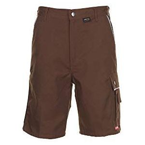 Planam 2176056 - canvas shorts, maat XL, bruin/zwart