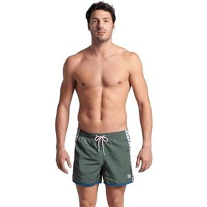 ARENA Team Stripe Beach Shorts voor heren, kosmo-wit, L