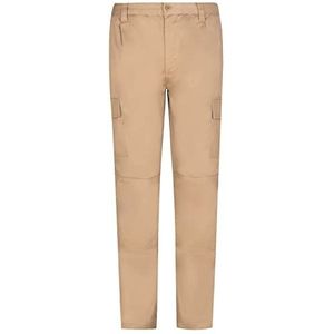 MISEMIYA Werkbroek voor heren met meerdere zakken, uniform, industrie, mechanica, loodgieter, badjas, Ref.9100, Kameel, 36