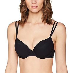 Skiny - Essentials - Damesbeha - Zwart - Gevoerd met Beugels van Katoen