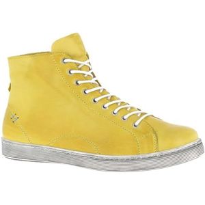 Andrea Conti Vetersneakers voor dames, geel, 35 EU