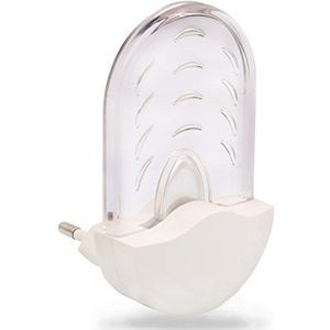 Briloner Leuchten Amber LED Nachtlampje voor kinderen & slaapkamer, auto-schemersensor, oriëntatielamp, nachtlamp voor stopcontact; hoogte: 9 cm