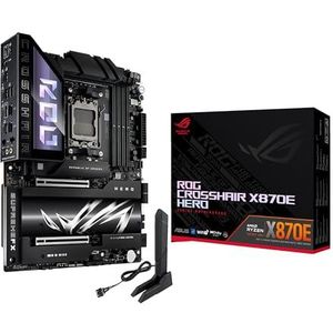 ASUS ROG CROSSHAIR X870E HERO - Moederbord - Zwart - ATX - Socket AM5 - AMD X870E