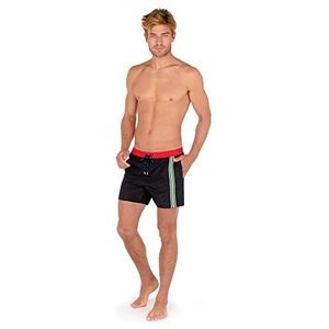 KAJYY Mistral Beach Boxer heren badpak, 10 cm, grijs