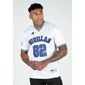 GORILLA WEAR - Saint-Mateo - T-shirt - Wit/Blauw