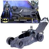 DC Comics Batman - Batman en Batmobile-speelset met Batman-actiefiguur van 30 cm