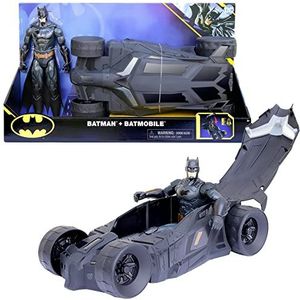 DC Comics Batman - Batman en Batmobile-speelset met Batman-actiefiguur van 30 cm