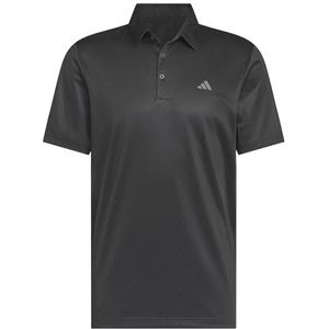 adidas Heren MENS CORE ALLOVER PRINT POLO SHIRT, carbon/black, XS