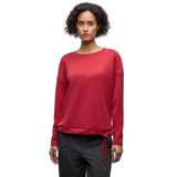 Street One Dames Silk-Look shirt in Rood, in size: 34
