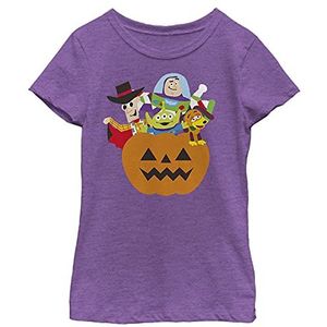 Disney Pixar Toy Story Halloween Simple Art Girls Heather T-shirt, Purple Berry, XS, Purple Berry, XS
