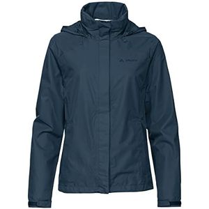 VAUDE Escape Bike Light Jacket voor dames, lichte 2-laagse regenjas, betrouwbare regenbescherming op de fiets, dunne mesh-voering, capuchon in de kraag, reflecterende elementen, eco-afwerking