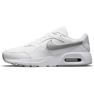 NIKE CW4554-100 Nike Air Max SC Sneakers Vrouwelijke Wit/MTLC Platina Pure-Platinum EU 44, White Mtlc Platinum Pure Platinum