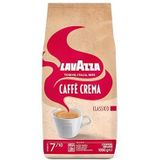 Lavazza, Caffè Crema Classico, Arabica & Robusta koffiebonen, ideaal voor espressomachines, met aroma's van gedroogde vruchten, sterke smaak, intensiteit 7/10, gemiddelde roostering, 1 kg