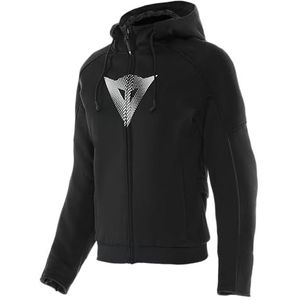 DAINESE Daemon-X Safety Hoodie Full Zip Wmn sweatshirt met ritssluiting en capuchon, pluche binnenvoering voor dames, zwart, maat 38