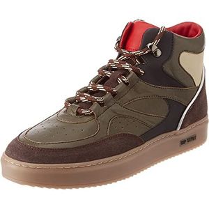 HIP H1361 Sneaker, Dark Brown, 36 EU