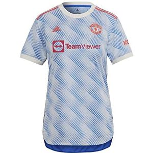 adidas MUFC A JSY AU W T-shirt voor dames, Cloud White, XXL