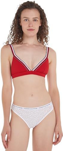 Tommy Hilfiger - Driehoekige Bikinibroek - Blauw - Gerecycled Nylon