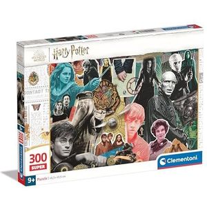 Clementoni - Harry Potter Supercolor Potter-300 stukjes kinderen 9 jaar, fantasy puzzel, beroemde films, Made in Italy, meerkleurig, 21727