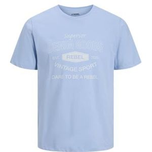 Jrebvintage Rebel Tee Ss Crew Neck, Chambray Blue, XS