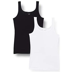 SCHIESSER - Onderhemd - Zwart - 2 Pack - Jersey