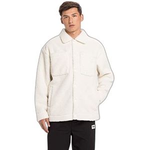 FILA Berane Sherpa jas voor heren, Egret, L