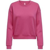 Only Play Sweatshirt voor dames, sportief sweatshirt, Raspberry Sorbet, S