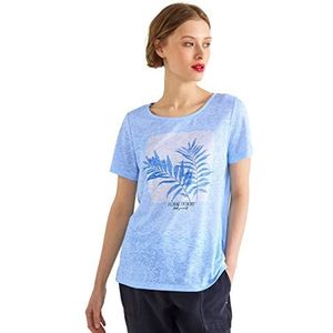 Street One dames zomer shirt, Light Splash Blue, 36
