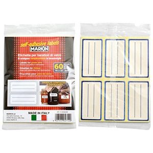 Markin Set van 10 verpakkingen met 60 stickers voor het losmaken van keukengerei