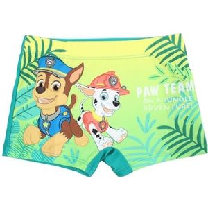 Disney Jongens Boxer De Bain Paw Patrol Garçon Baby badkleding, groen, 7 Jaar