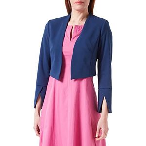 Vera Mont Vera Mont Dames 4665/4467 Blazer, Festival Blue, 40, Festival Blauw, 40